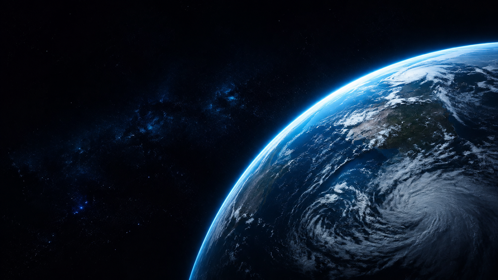 Vista de la Tierra desde el espacio